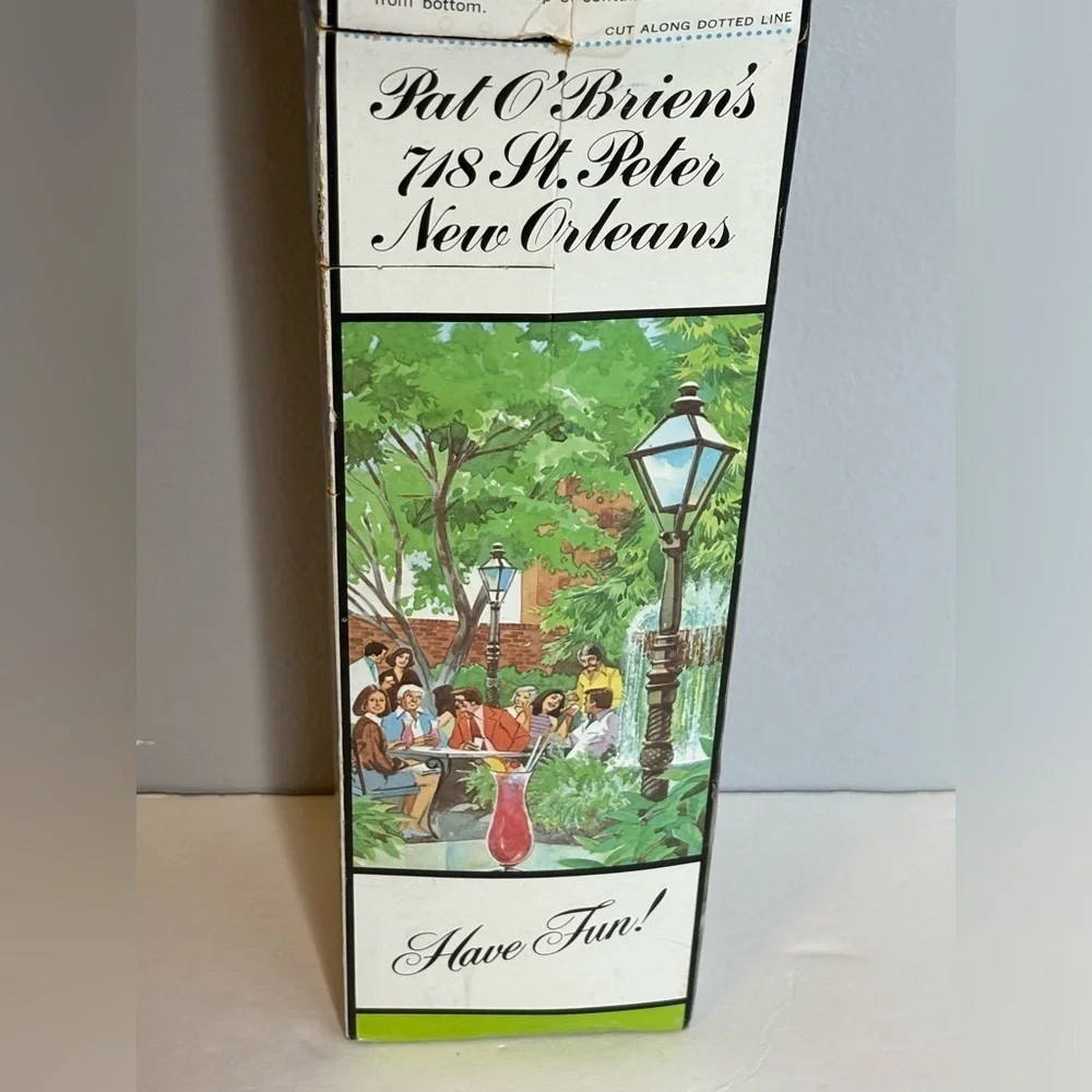 PAT O’BRIEN’S NEW ORLEANS HURRICANE GLASS